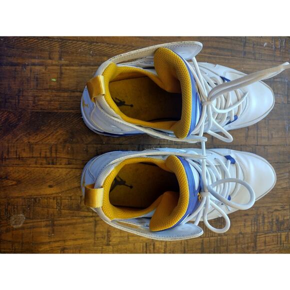 Jordan FLTCLB '91 White/University DC7329-105 Lakers Men's Size 8.5 - Picture 6 of 7